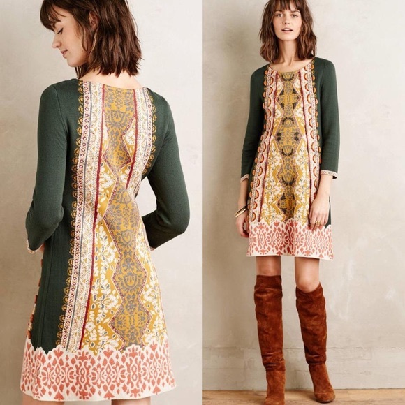 Anthro Knitted Knotted Lanka Sweater 